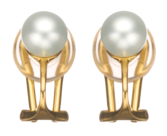 ØRECLIPS KP 6-6½ MM. 8 KT.