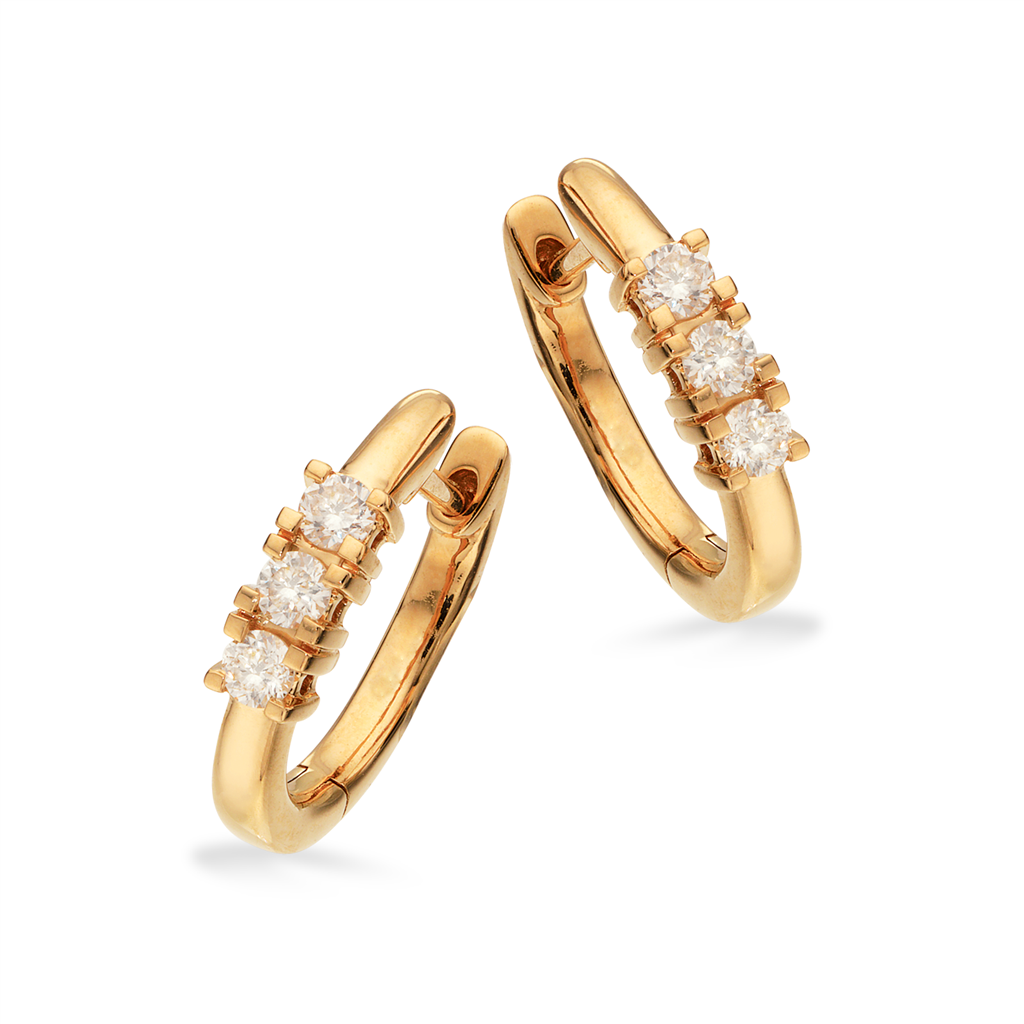 14KT.CLIP-CREOL 0,21 H-W/SI KLEOPATRA