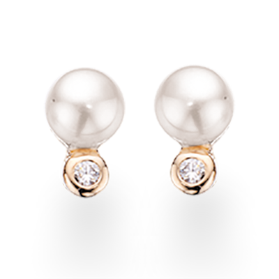 ØREPYNT FKP./ZIR. 8 KT.