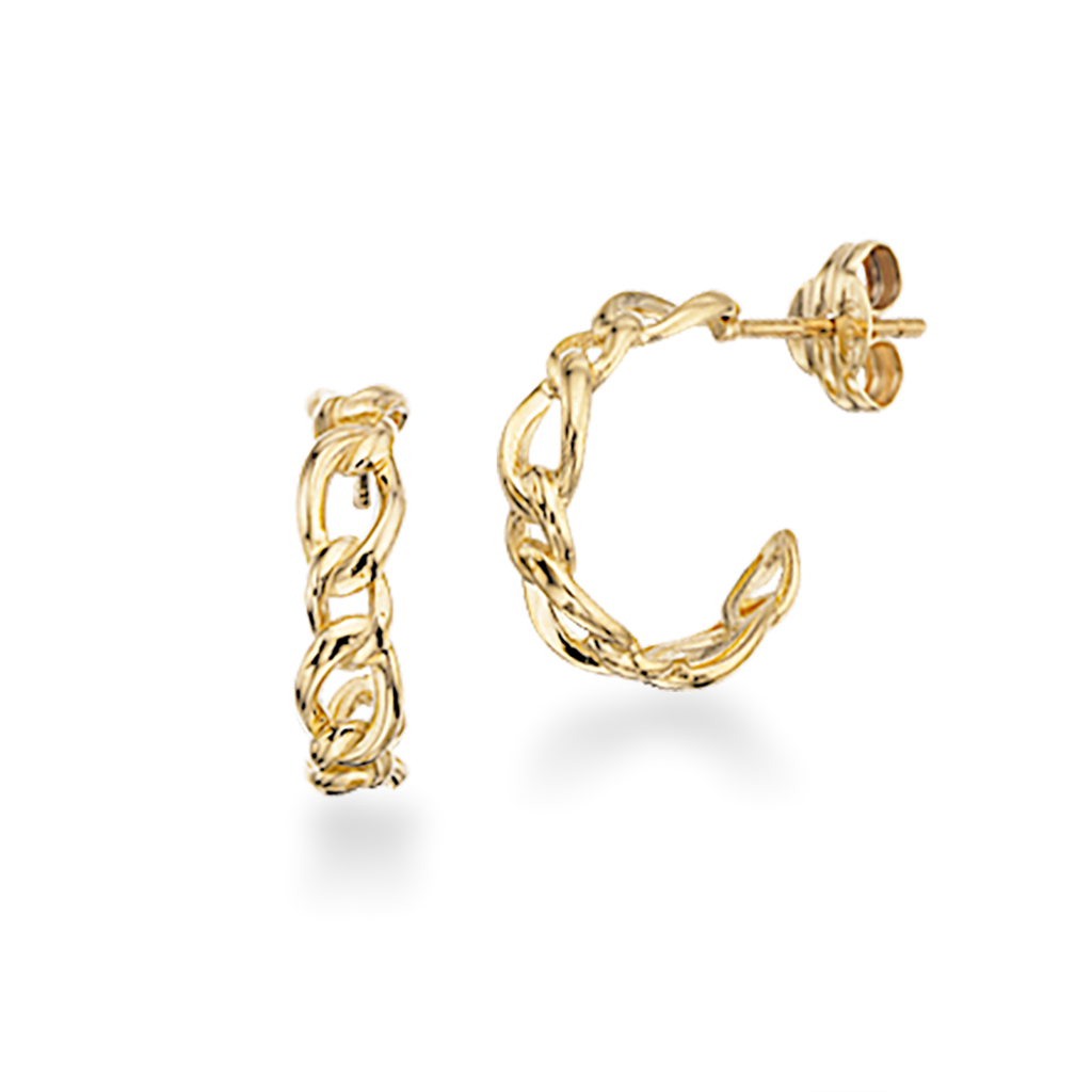 ØREPYNT HALVCREOLER 8 KT.