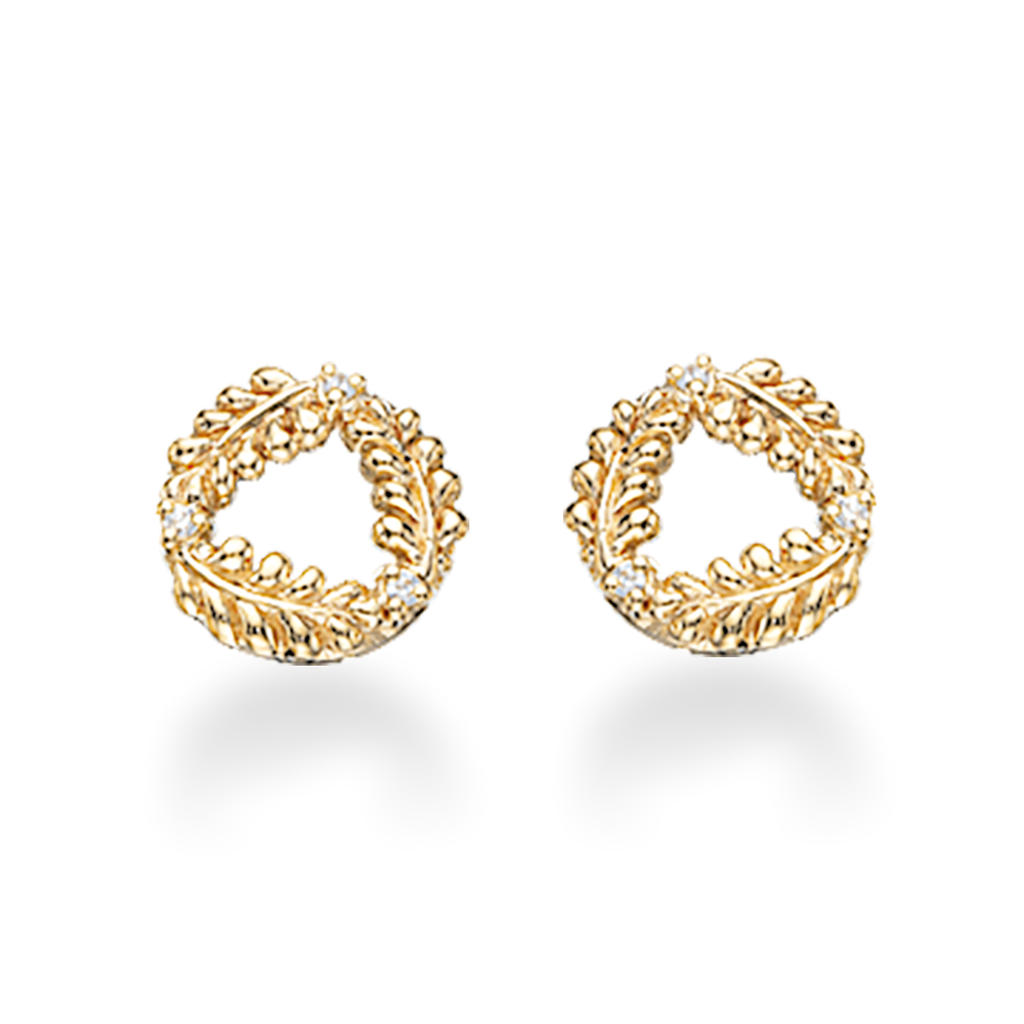 PRIMAVERA ØREPYNT SYN. CUBIC ZIR. 14 KT.