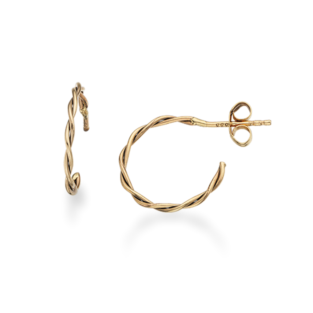 ØREPYNT HALVCREOLER SNOET 8 KT