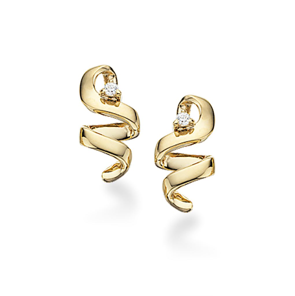 ØREPYNT CUBIC ZIR. 8 KT.