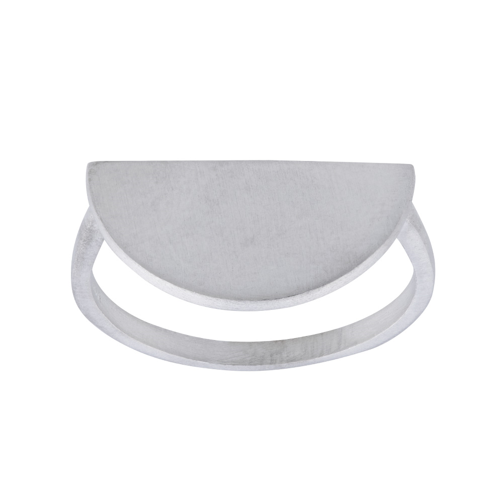 RHODINERET RING 19MM HALF*