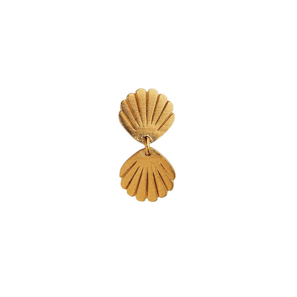 SØLV ØRERING TWO PETIT SHELL