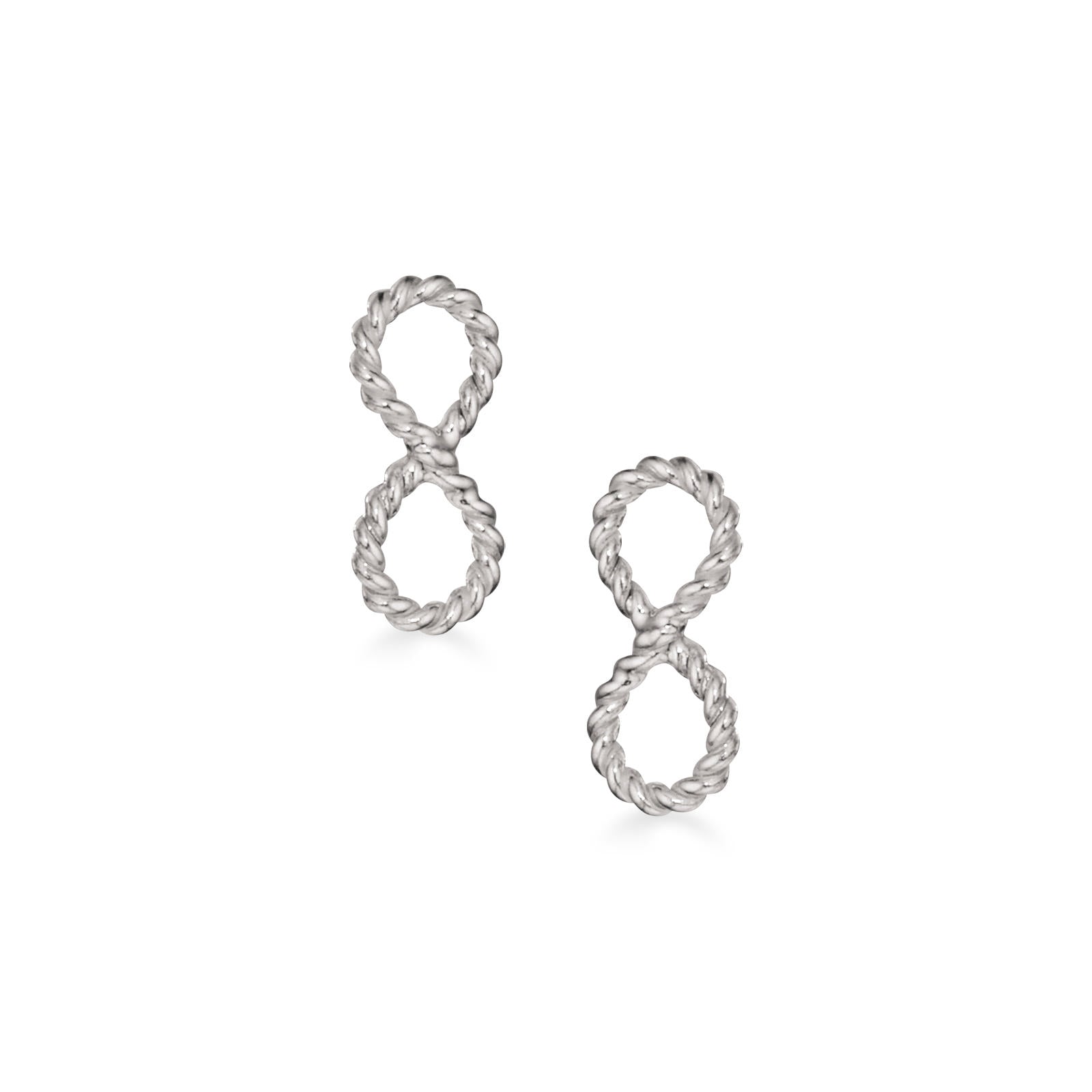 ØREPYNT UENDELIGHEDSTEGN SNOET SØLV