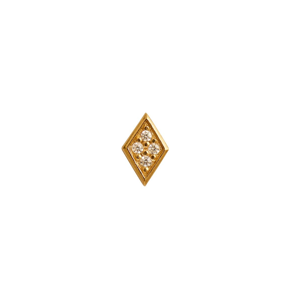MISS HARLEKIN ØRERING WITH STONES - SINGLE