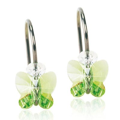 BLOMDAHL GRØN BUTTERFLY I TITANIUM 15-1258-16