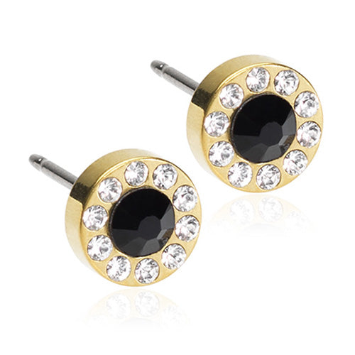 GT BRILLIANCE HALO 6 MM, CRYSTAL/BLACK N