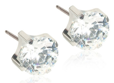 ST TIFFANY 5 MM, CZ WHITE