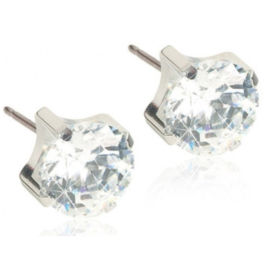 ST TIFFANY 4 MM, CZ WHITE