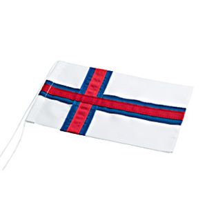 FÆRØSK STUTFLAG TIL 30CM BORDFLAG