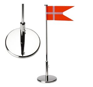 SØLVPLET FLAGSTANG 30CM