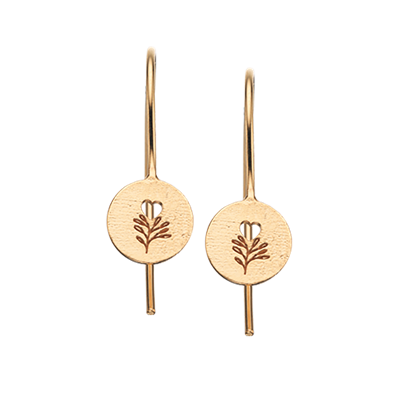 PRIMAVERA ØREBØJLER HJERTE SØLV FG.