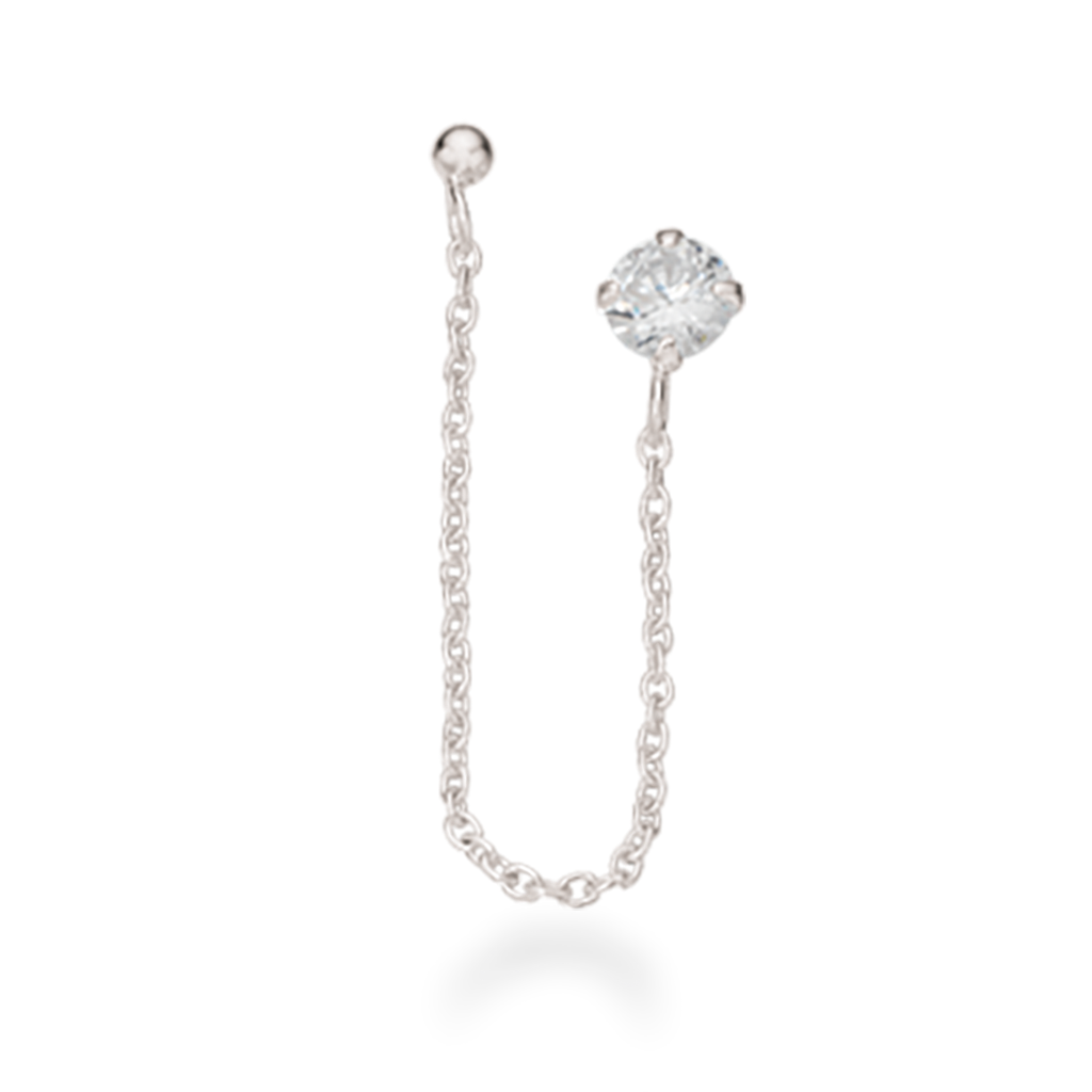 ØREHÆNGERE CUBIC ZIR. SØLV