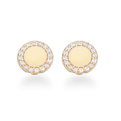 SOHO ØREPYNT POLET CUBIC ZIR. SØLV FG.