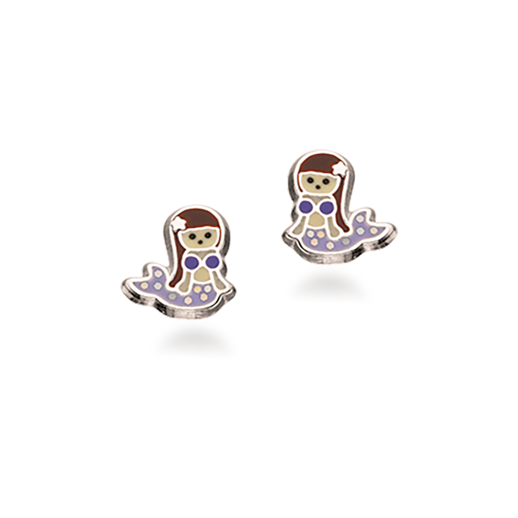 GIRLS ØREPYNT HAVFRUE SØLV