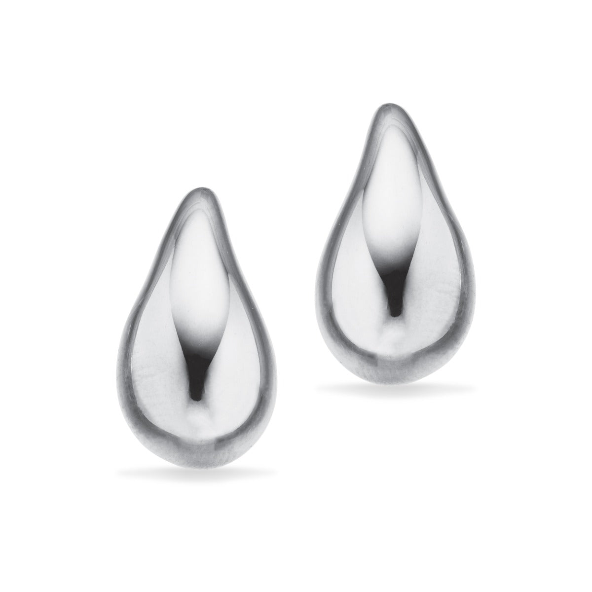 ØRERINGE 11X20 MM DRÅBE SØLV RH.