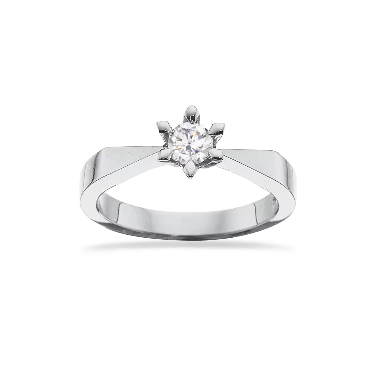 VICTORIA RING 14 KT. HV 0,33 G-TW/SI