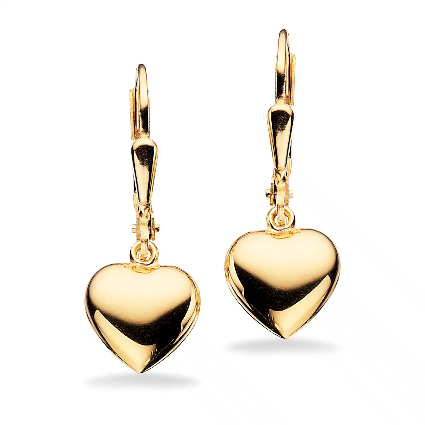 ØREBØJLER HJERTE 8 KT.