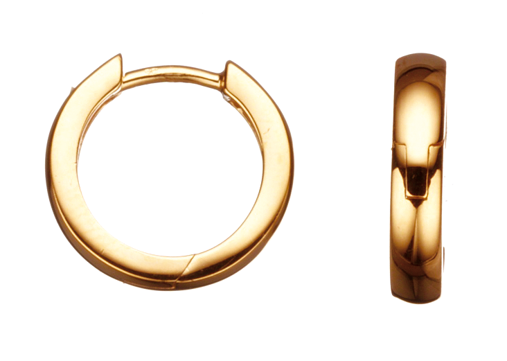 CLIP-CREOLER 3 X 14 MM. 8 KT.