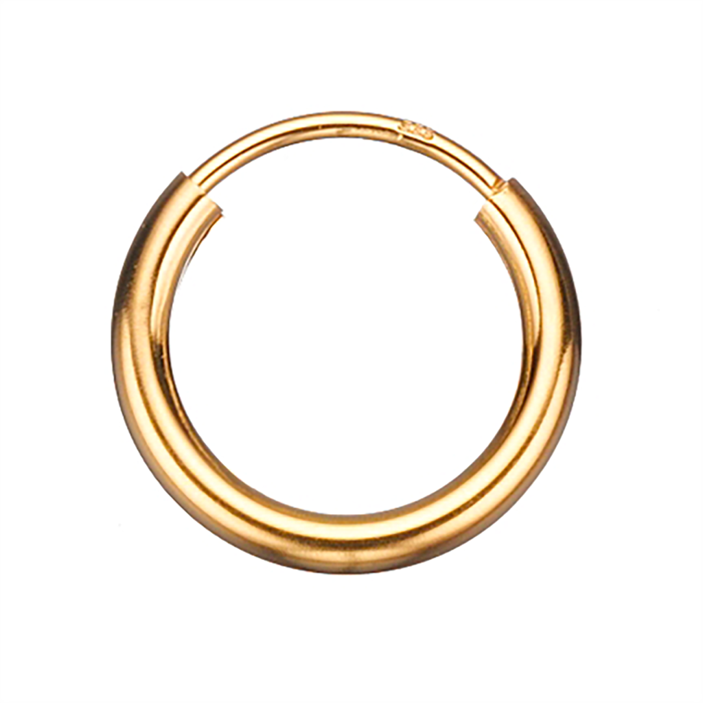 CREOLER 2 X 13 MM. 8 KT.