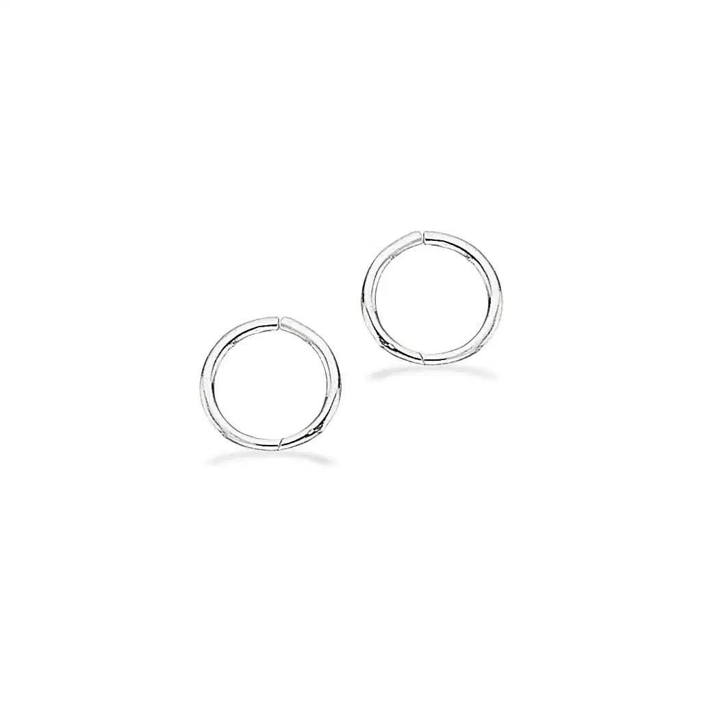 CLIP-CREOLER 1 X 9 MM. SØLV