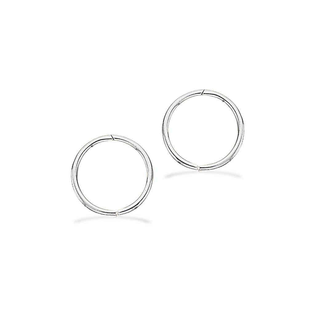 CLIP-CREOLER 1 X 12 MM. SØLV