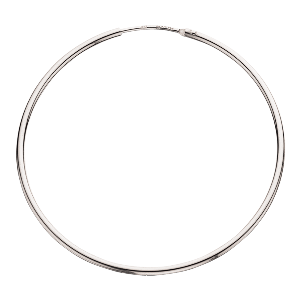 CREOLER 1,5 X 44 MM. SØLV