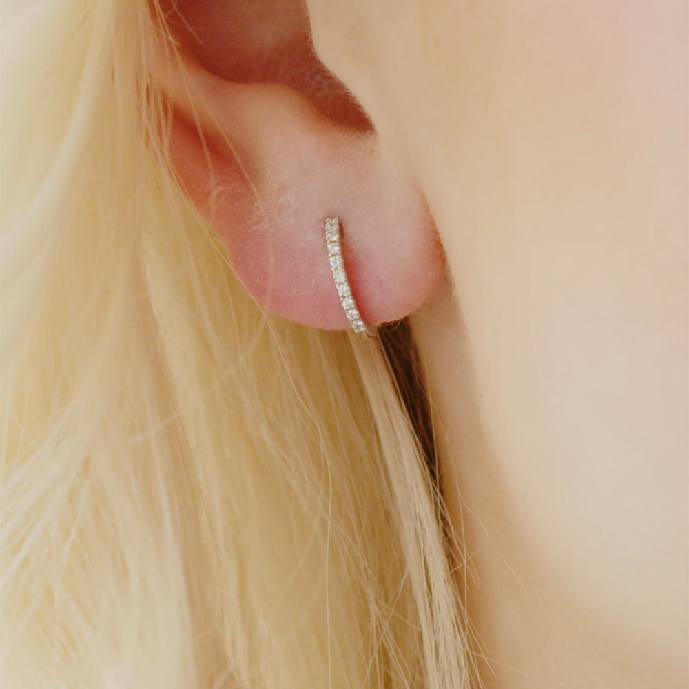 14KT.CREOL 0,12CT W.SI