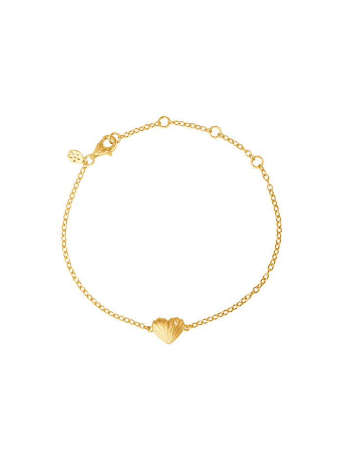 JUST LOVE BRACELET ONE HEART- GP