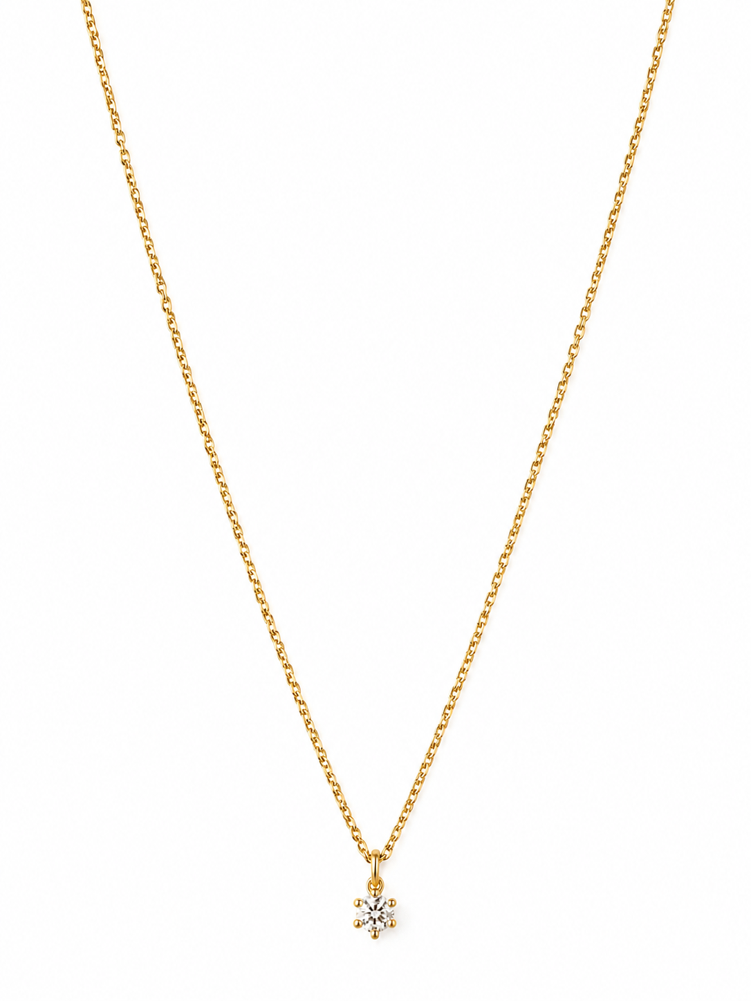 14KT.COLLIER 0,03 W.SI 42+3CM