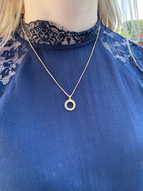 Smykkekæden Forgyldt Sølv Halskæde ORSM004FG