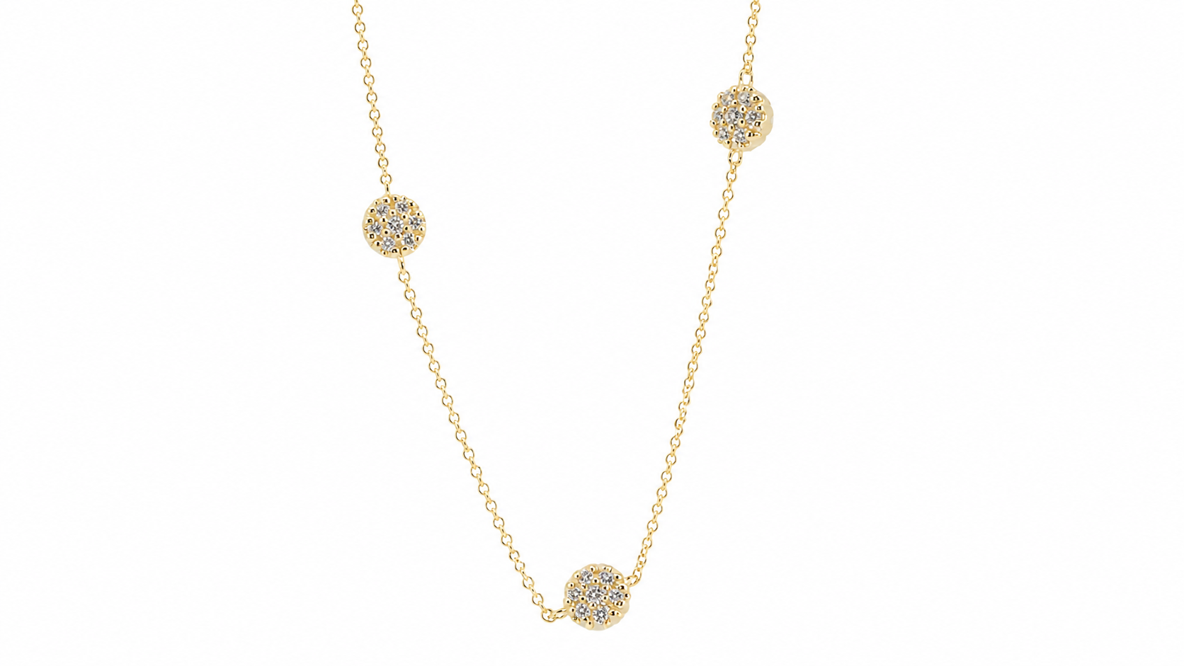 SØLV COLLIER FORG M.ZIR 42+3CM