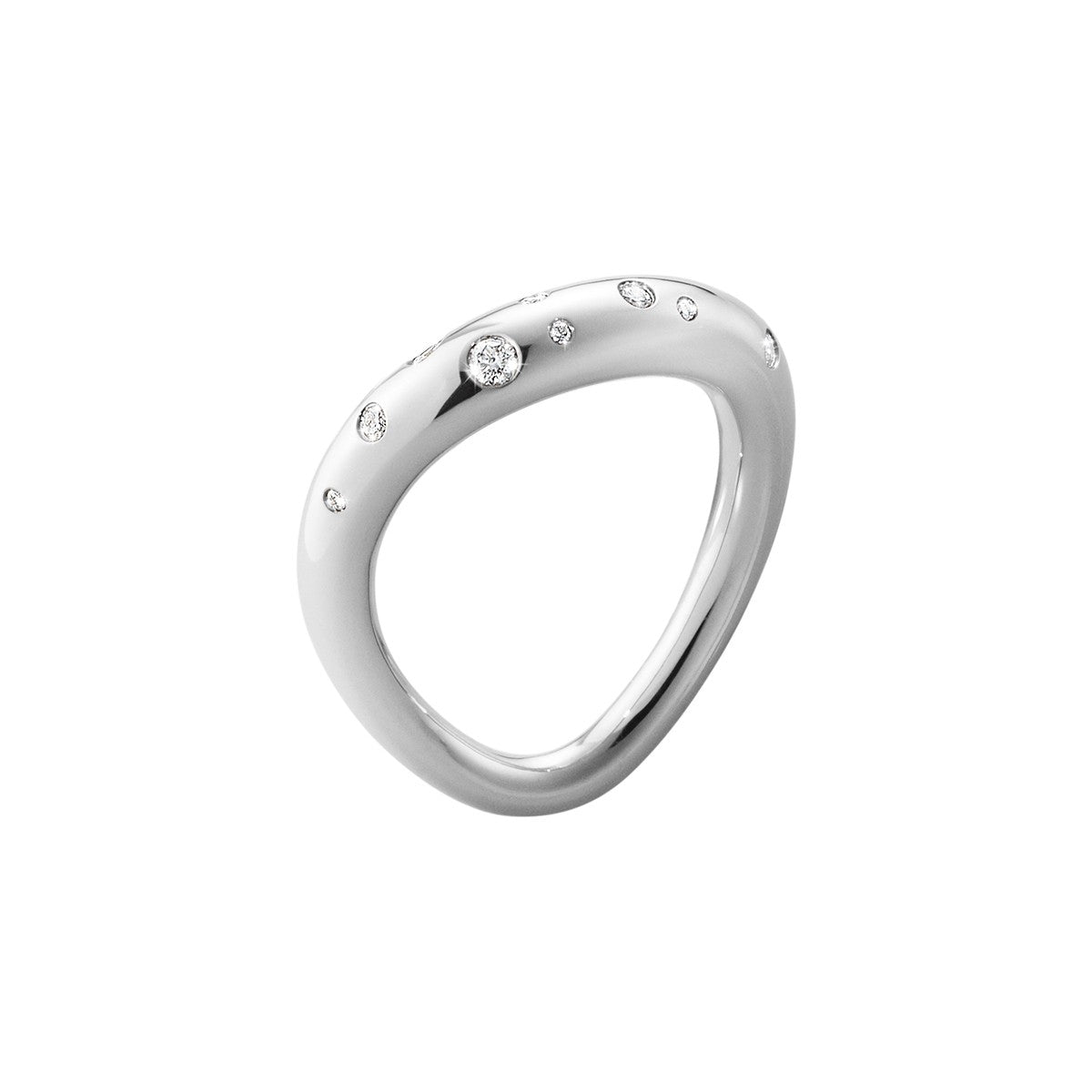 OFFSPRING RING 433 SØLV DIAMANT 0.14 CT