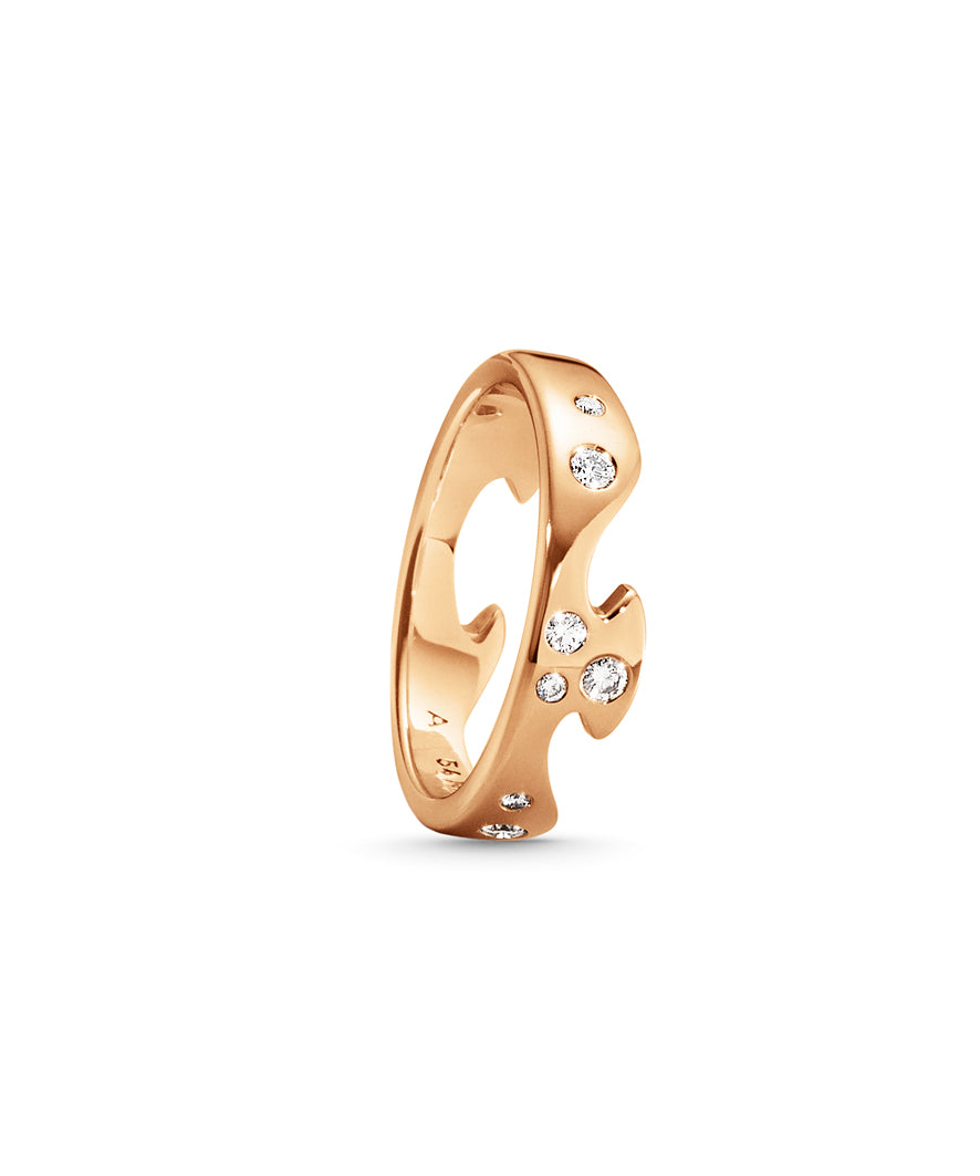FUSION ENDE RING 1368AA RG DIAMANT 0,16C
