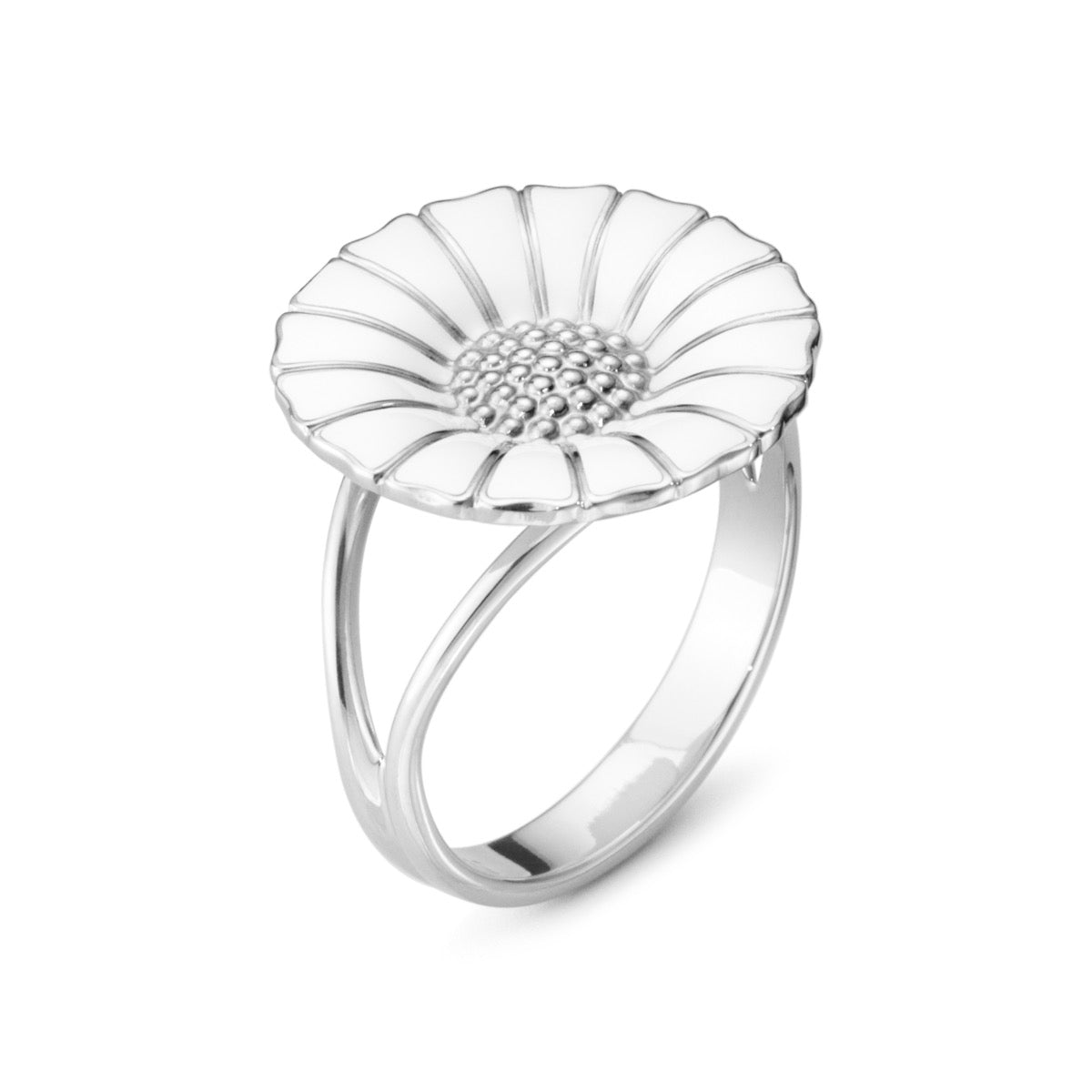 G.J.RING DAISY RP HVID EMALJE 49