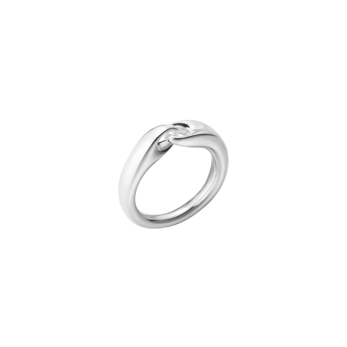 REFLECT SMALL LINK RING 652A SILVER