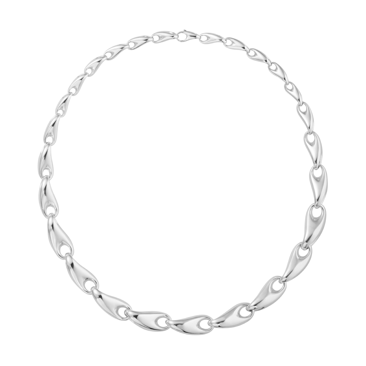 REFLECT GRADUATED NECKLACE 652D SILVER M