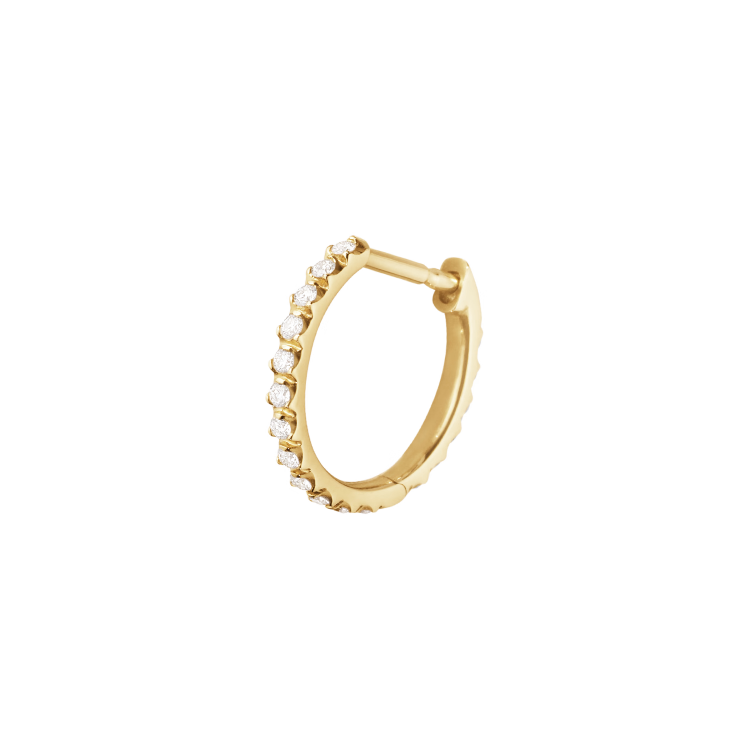 G.J.18KT.ØRERING 0,10CT SIGNATURE