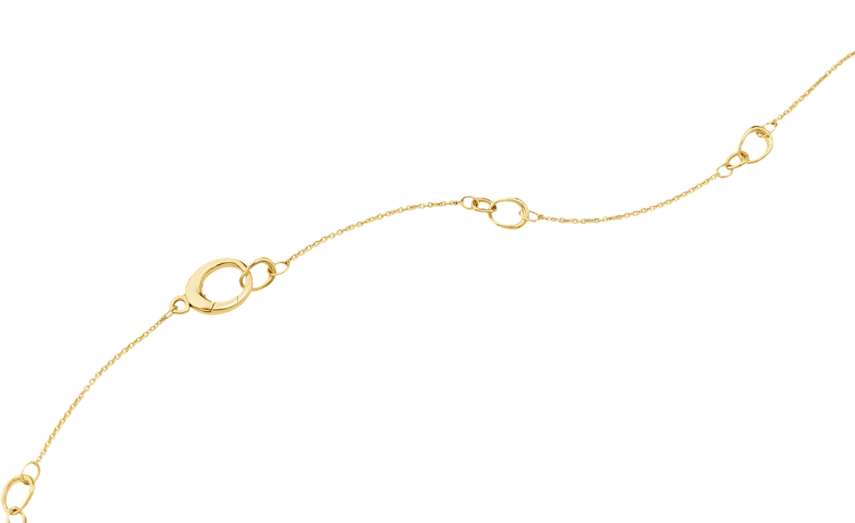 OFFSPRING NECKLACE 1433C YG SMALL LOOPS ML