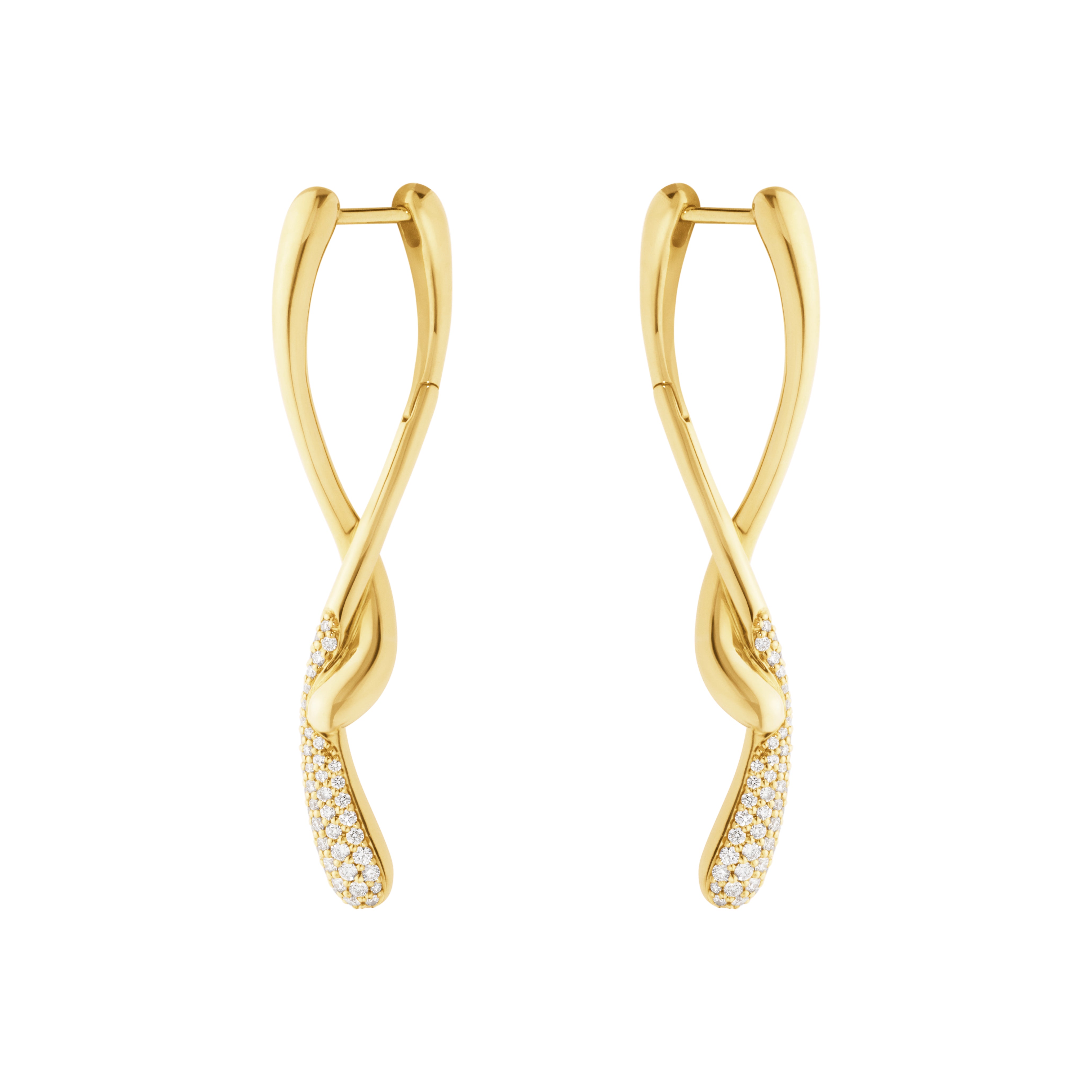 MERCY EARRING 1636F YG DIAMOND 0.37 CT