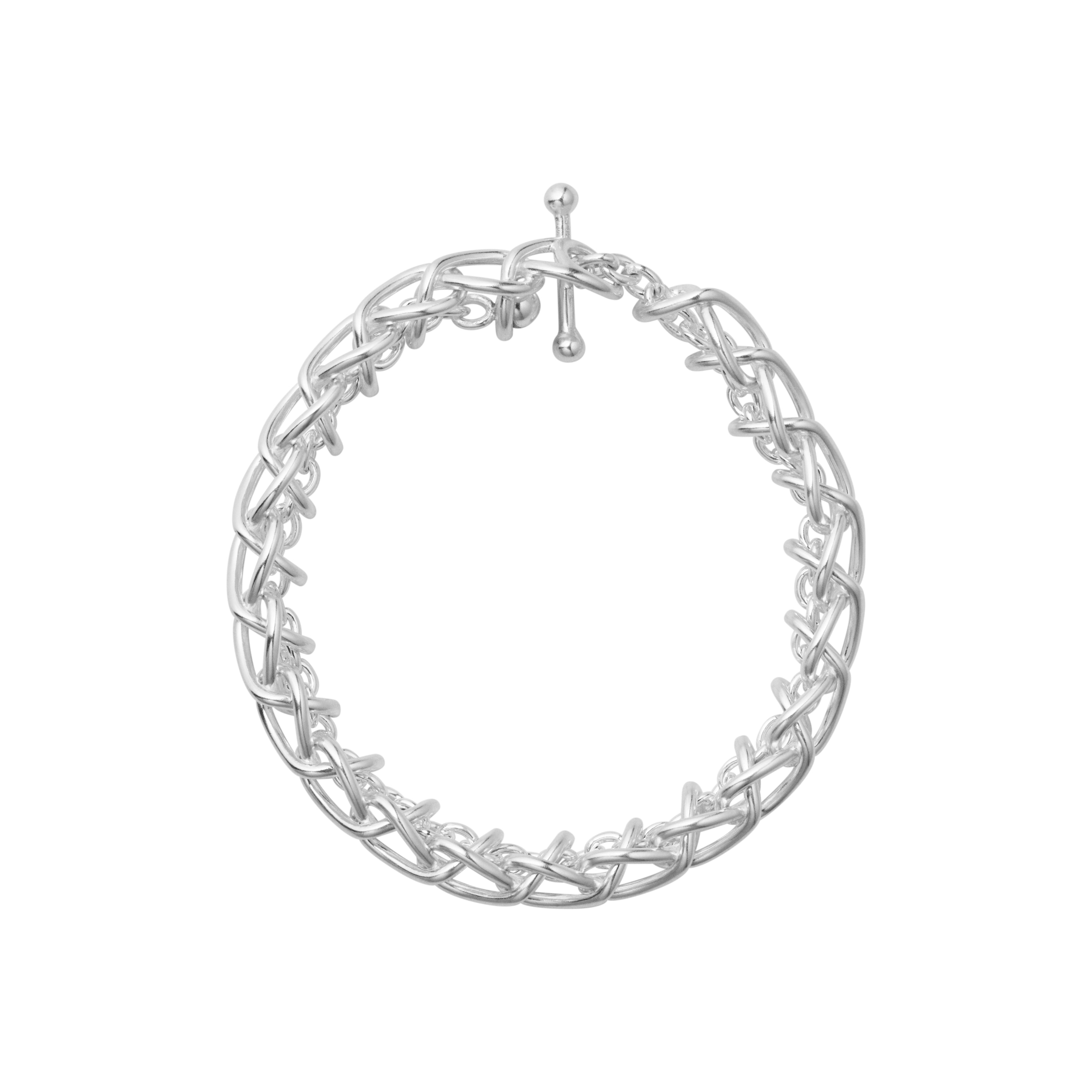 WEFT ARMBÅND 663B SØLV SINGLE LED