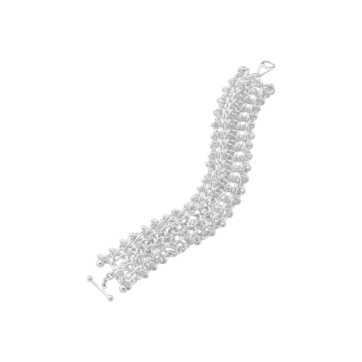 WEFT ARMBÅND 663D SØLV TRIPLE LED