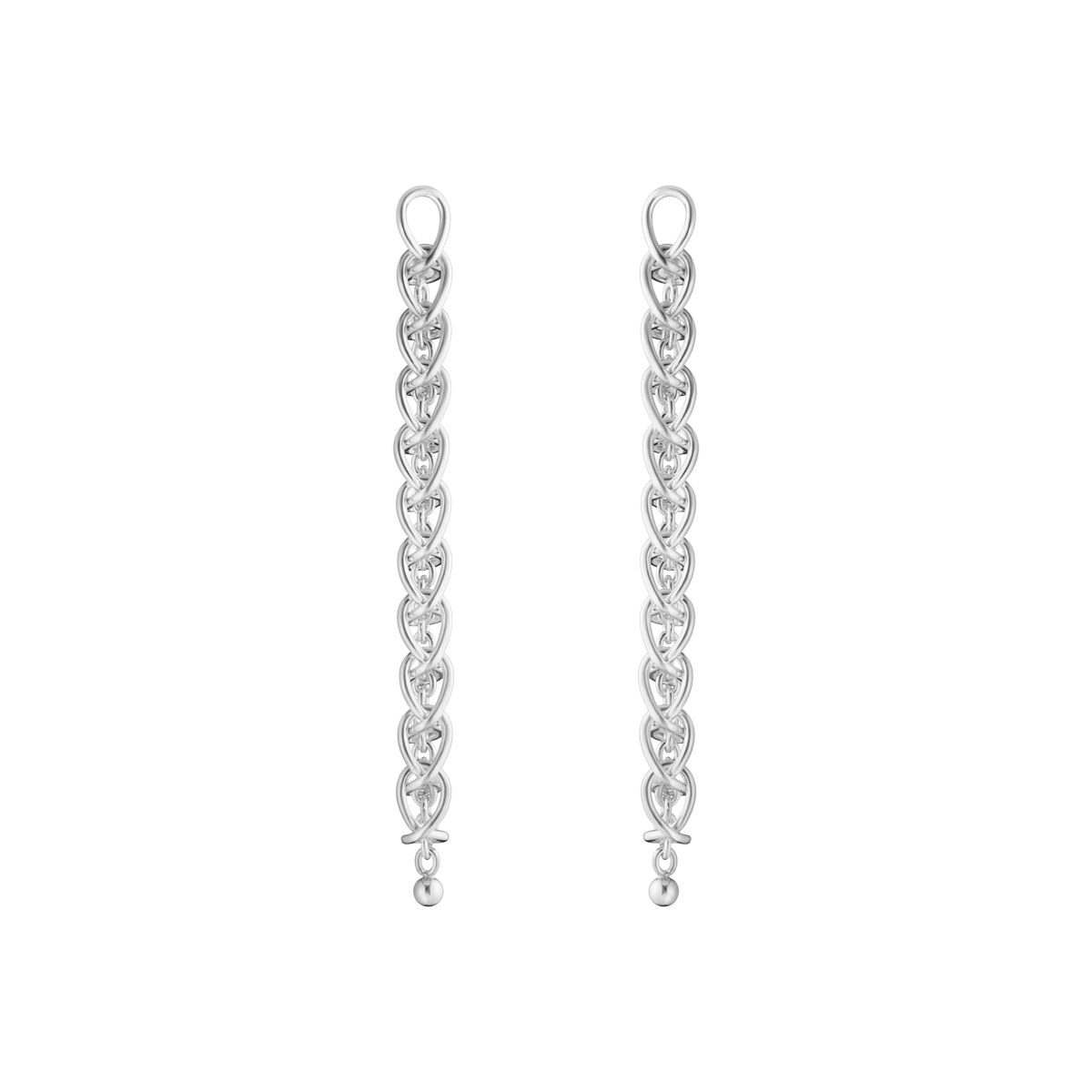 WEFT ØRERING 663D SØLV 11 LED