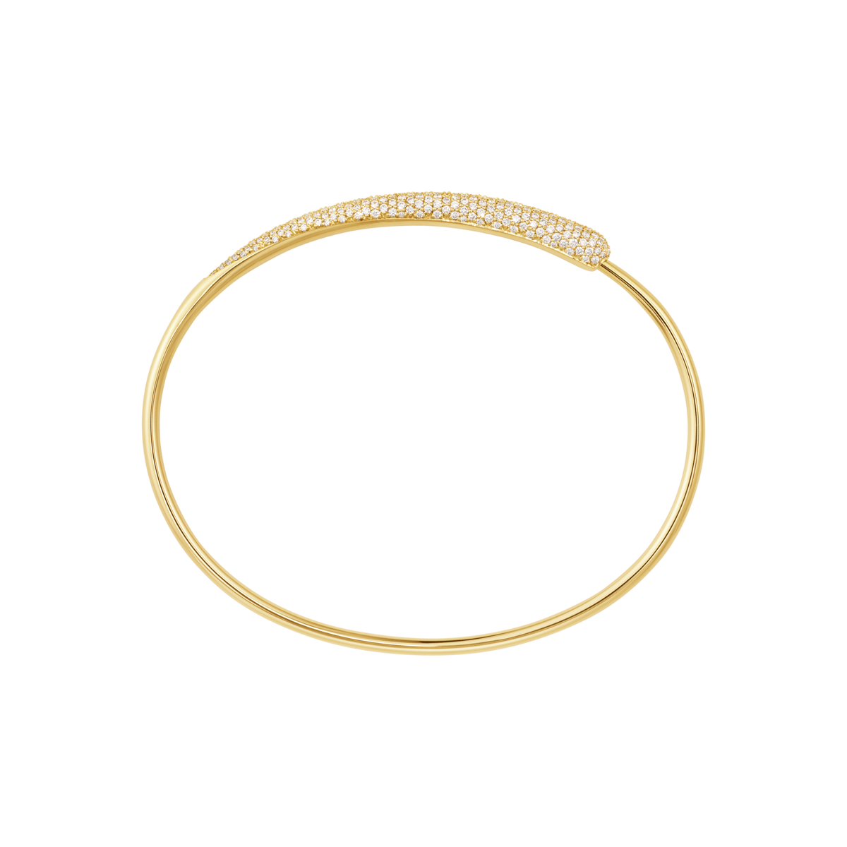 MERCY ARMRING 1636E YG DIAMOND PAVÉ 0.94 CT