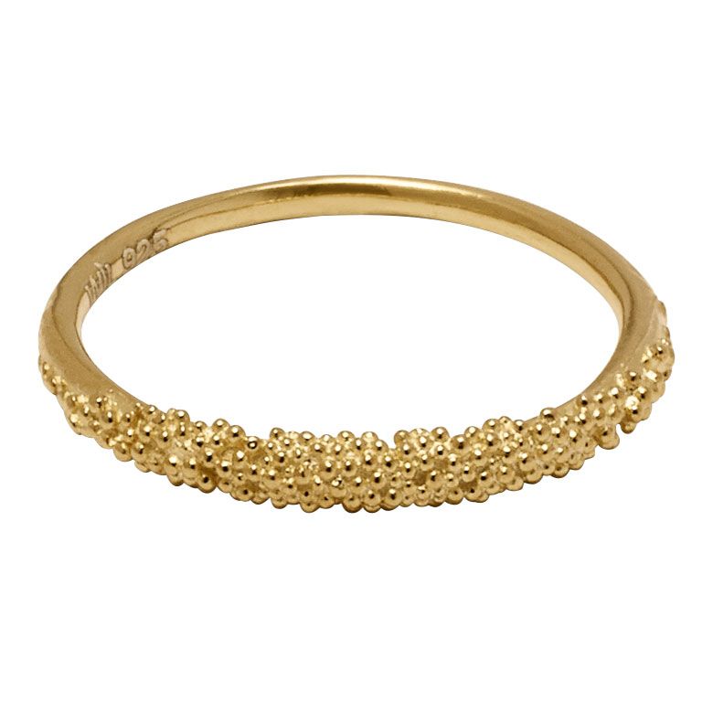 TRINE WILKENS, SPARKLING RING, FORGYLDT