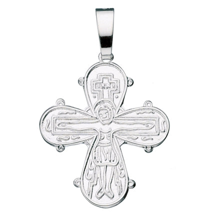 DAGMARKORS MELLEM BLANK BAGSIDE 21 X19 MM. SØLV