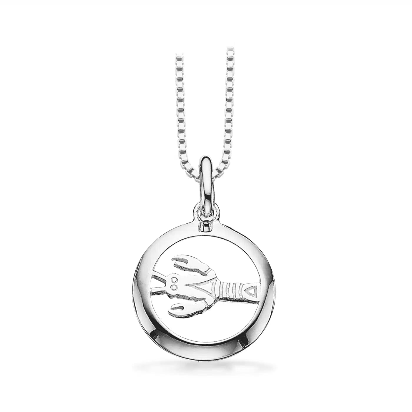 STJERNETEGN KREBS M. BLANK KANT SØLV