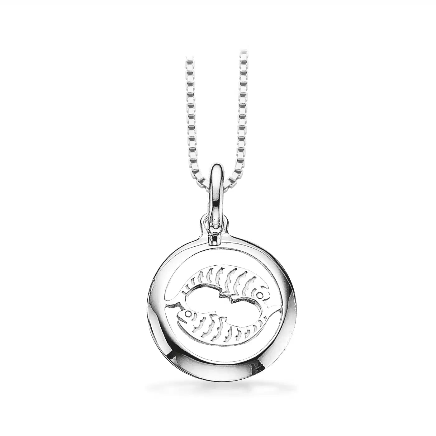 STJERNETEGN FISK M. BLANK KANT SØLV